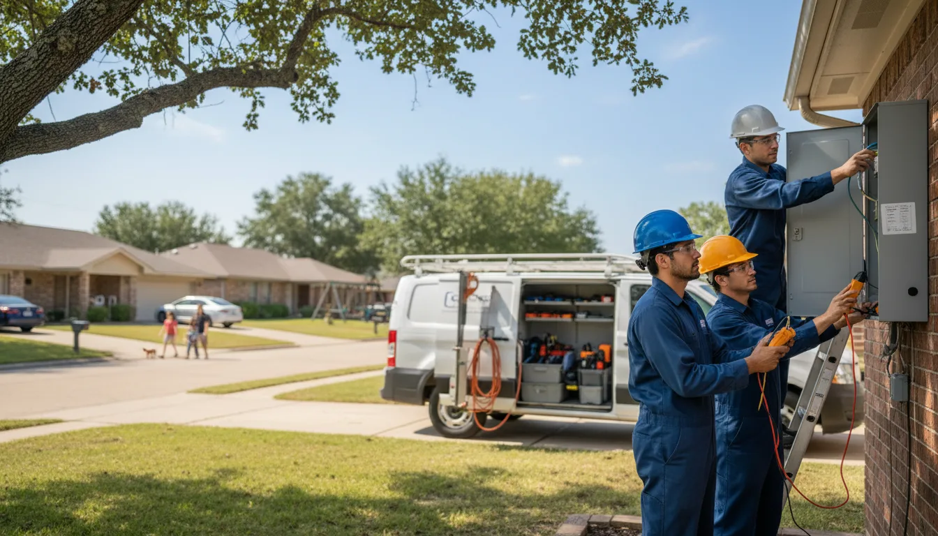 Certified electrician providing emergency electrical services in Mellette, SD